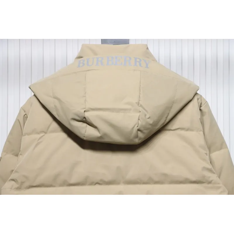Burberry hooded down jacket Beige/Black