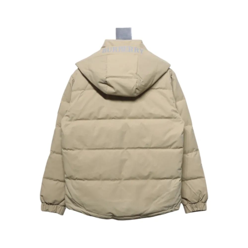 Burberry hooded down jacket Beige/Black