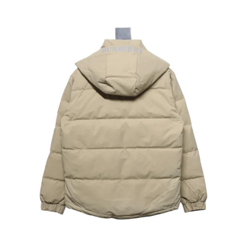Burberry hooded down jacket Beige/Black