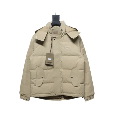 Burberry hooded down jacket Beige/Black 01