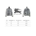 Burberry grey patchwork baseball jacket