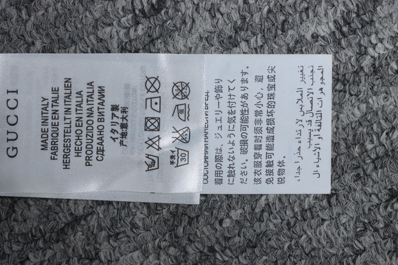 Gucci 22ss red and green ribbon down jacket