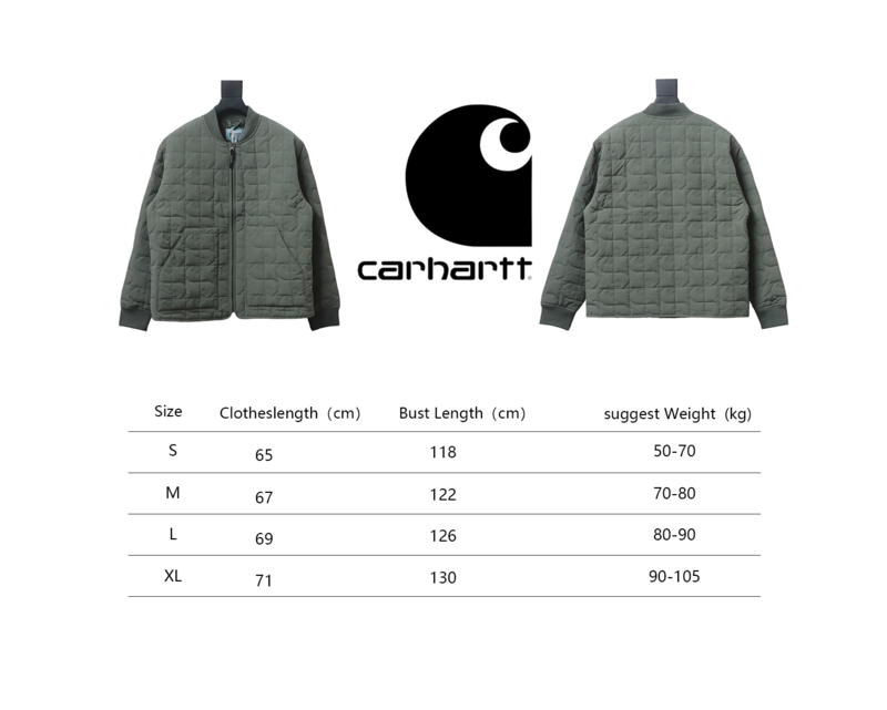 Carhartt stand collar thin cotton jacket