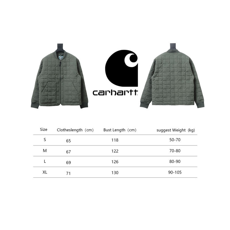 Carhartt stand collar thin cotton jacket