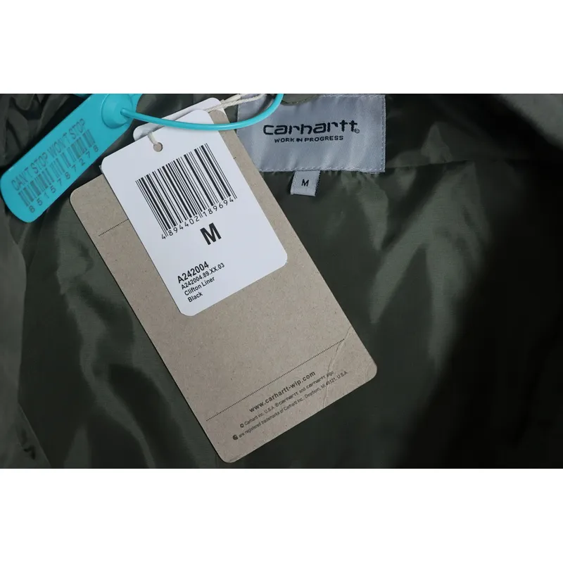 Carhartt stand collar thin cotton jacket
