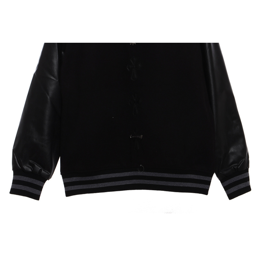 Chrome Hearts Cross Baseball Jacket