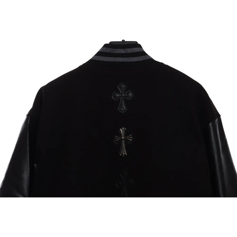 Chrome Hearts Cross Baseball Jacket