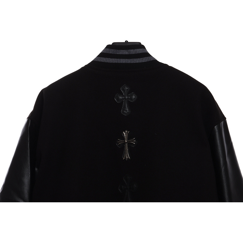 Chrome Hearts Cross Baseball Jacket