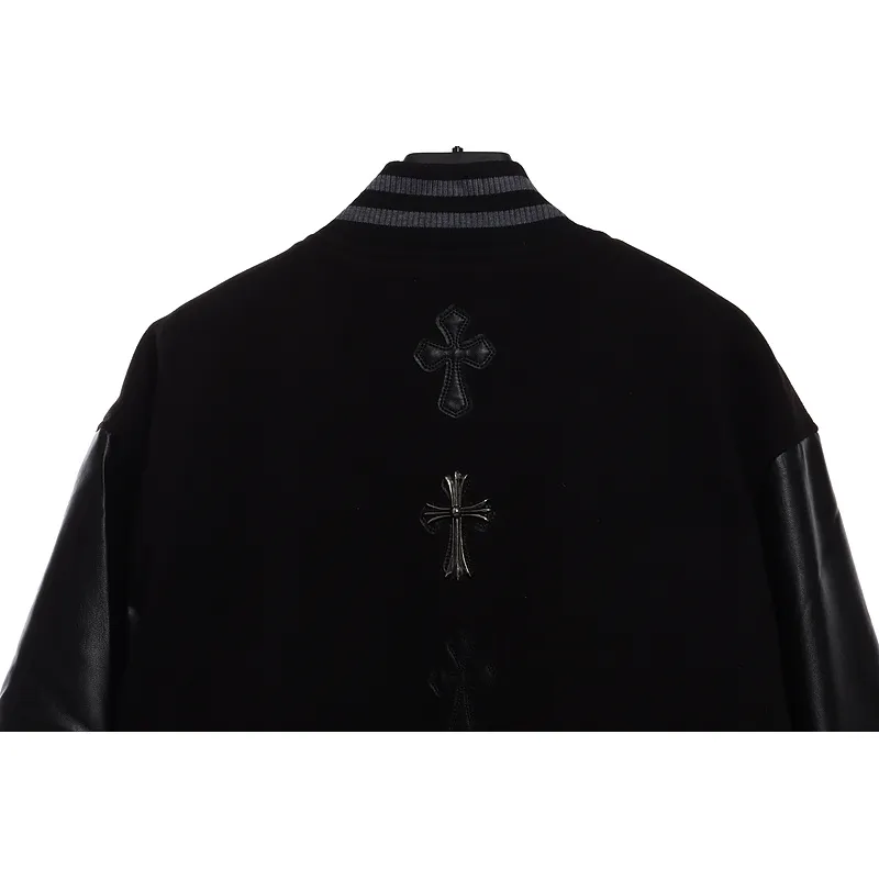 Chrome Hearts Cross Baseball Jacket