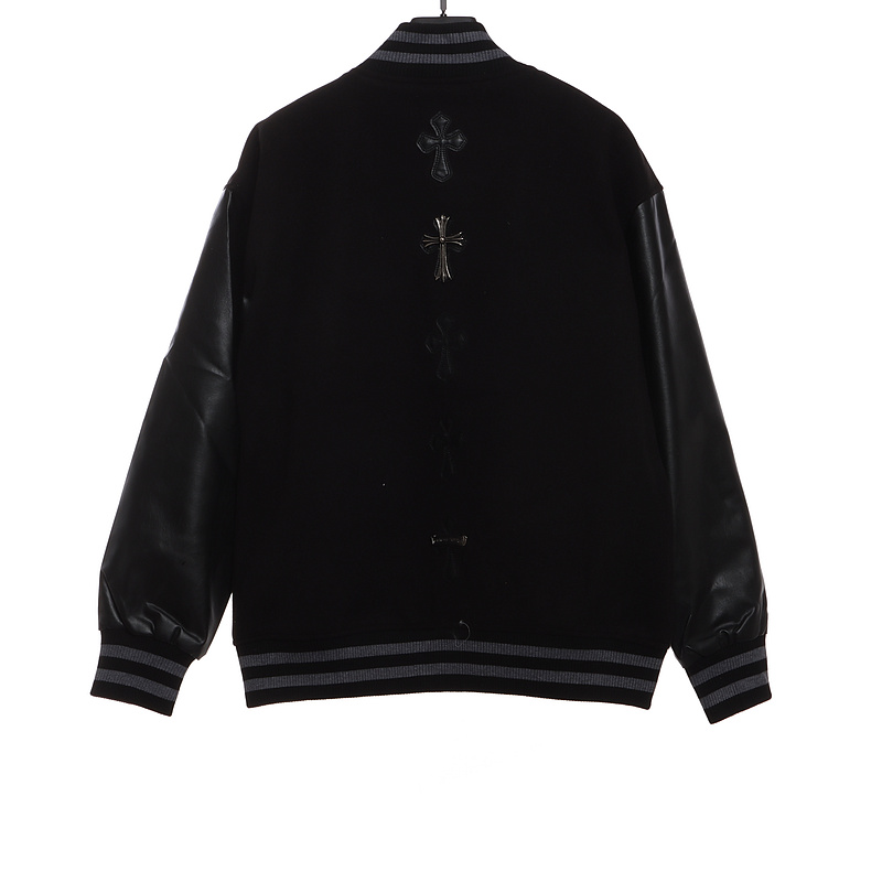 Chrome Hearts Cross Baseball Jacket