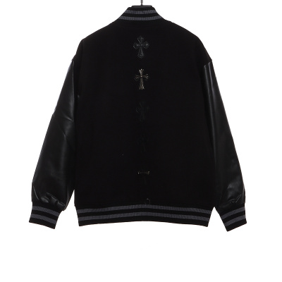 Chrome Hearts Cross Baseball Jacket 02