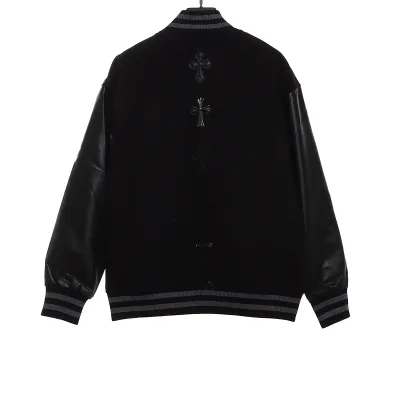 Chrome Hearts Cross Baseball Jacket 02