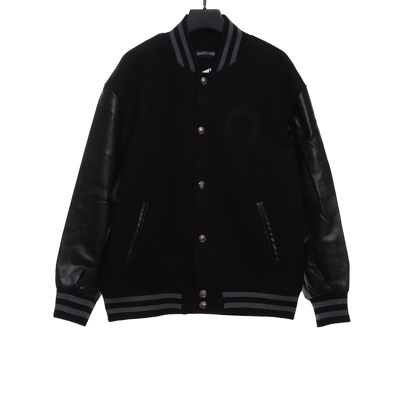 Chrome Hearts Cross Baseball Jacket