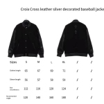 Chrome Hearts Cross Baseball Jacket