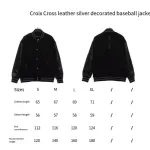 Chrome Hearts Cross Baseball Jacket