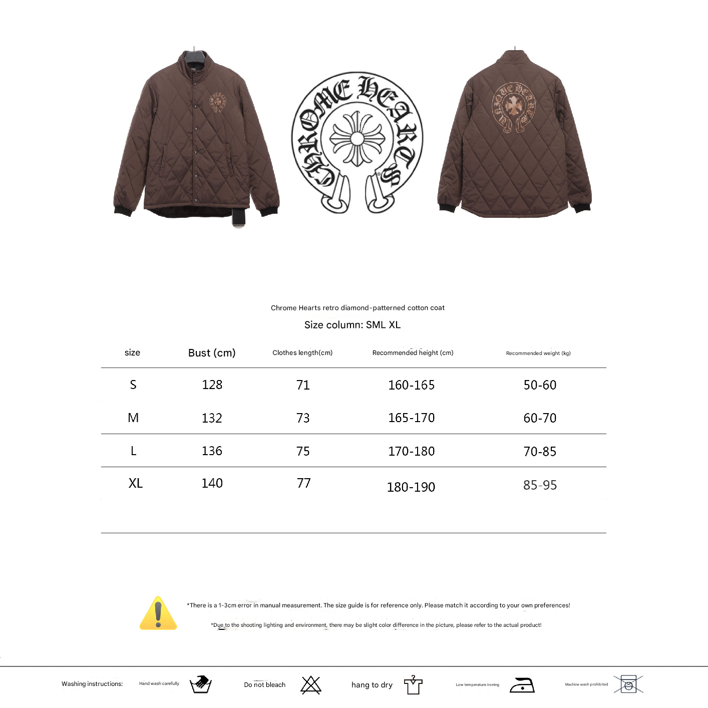 Chrome Hearts Retro Checkered Cotton Jacket
