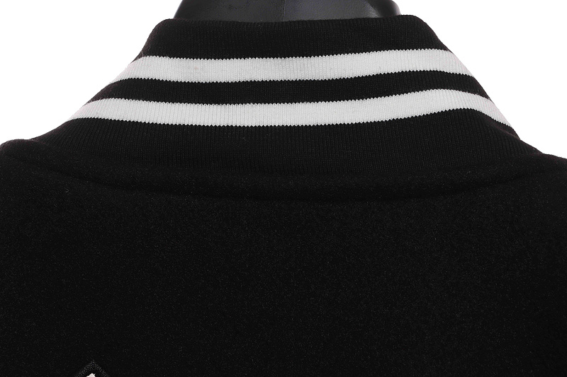 Chrome Hearts Classic Horseshoe Lambskin Baseball Jacket