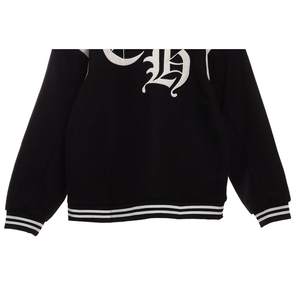 Chrome Hearts Classic Horseshoe Lambskin Baseball Jacket