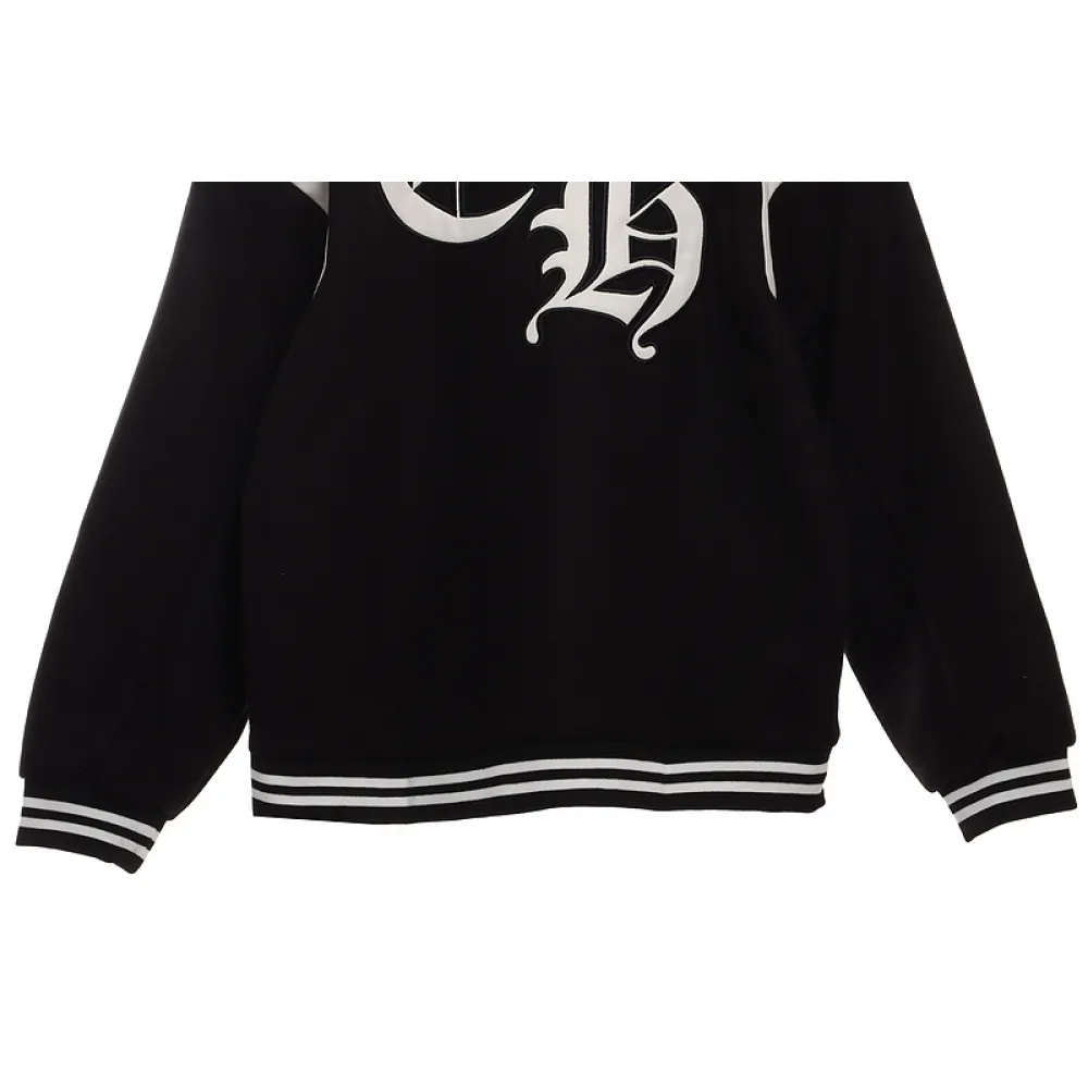 Chrome Hearts Classic Horseshoe Lambskin Baseball Jacket