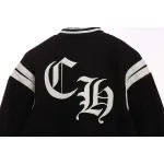 Chrome Hearts Classic Horseshoe Lambskin Baseball Jacket