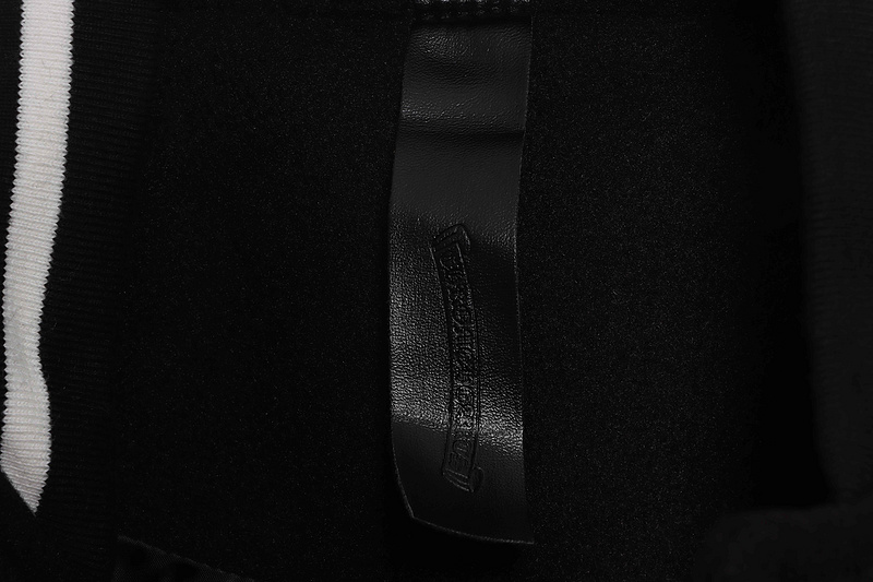 Chrome Hearts Classic Horseshoe Lambskin Baseball Jacket