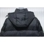 Gucci red and green ribbon down jacket