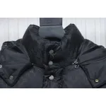 Gucci red and green ribbon down jacket