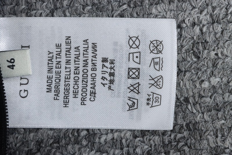 Gucci red and green ribbon down jacket