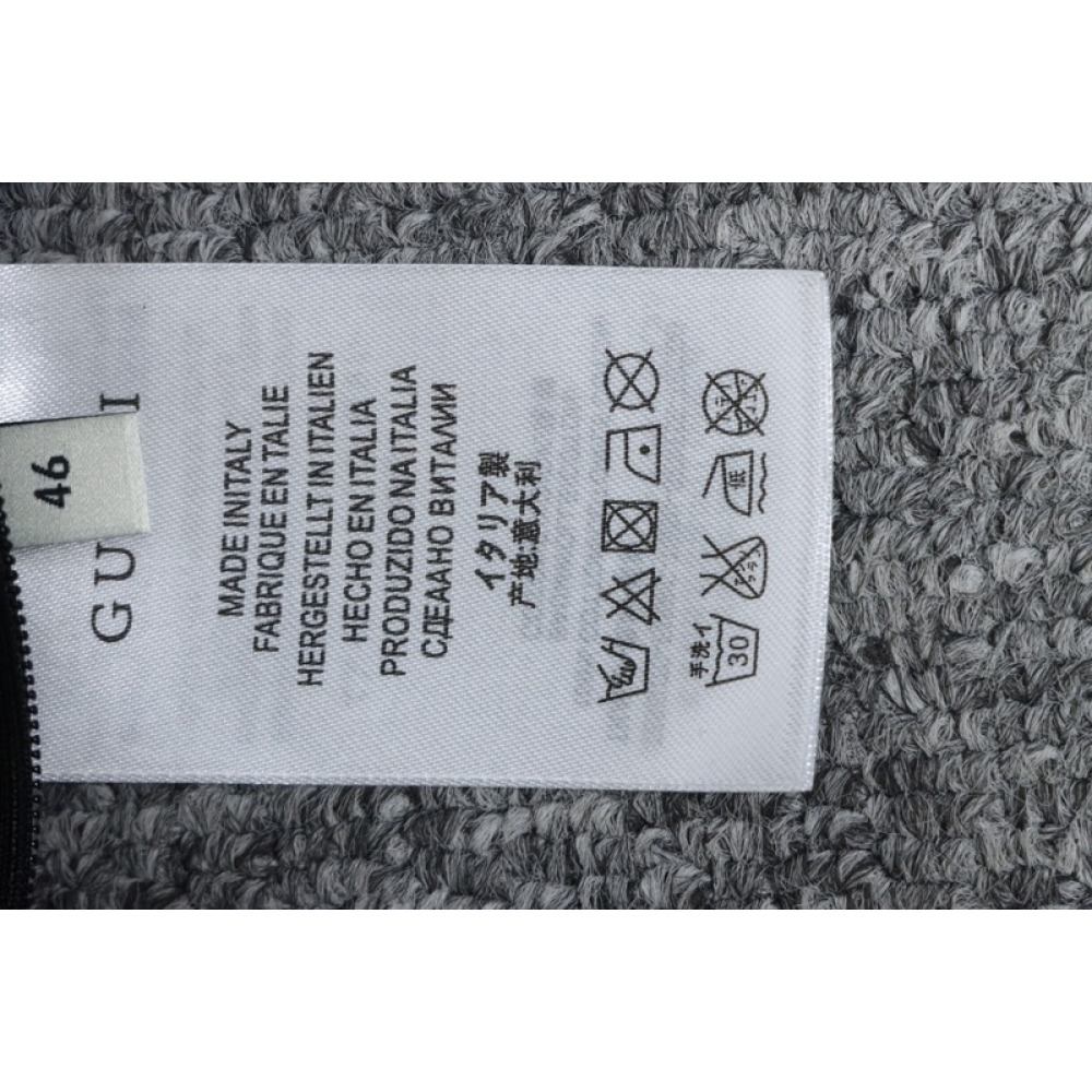 Gucci red and green ribbon down jacket