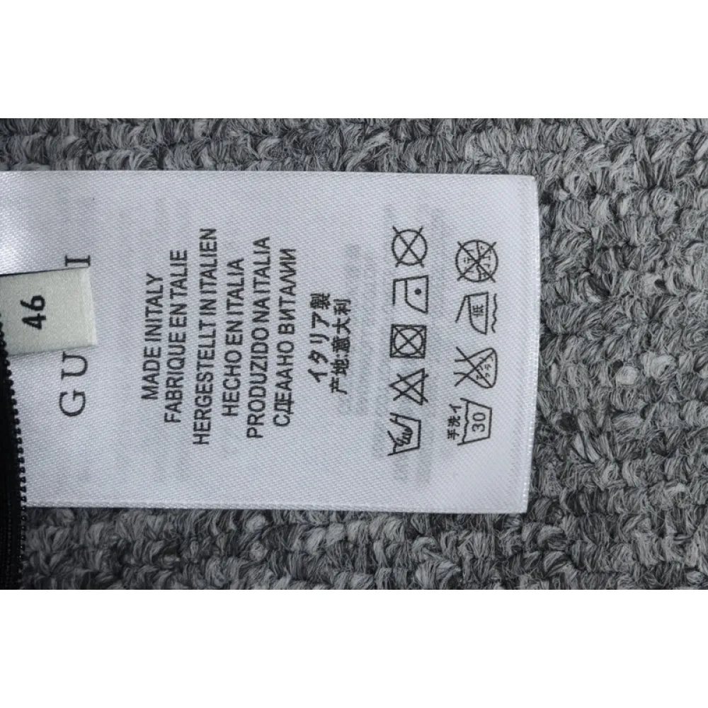 Gucci red and green ribbon down jacket
