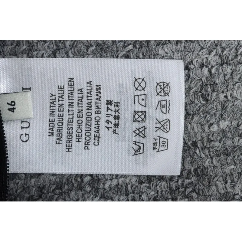 Gucci red and green ribbon down jacket