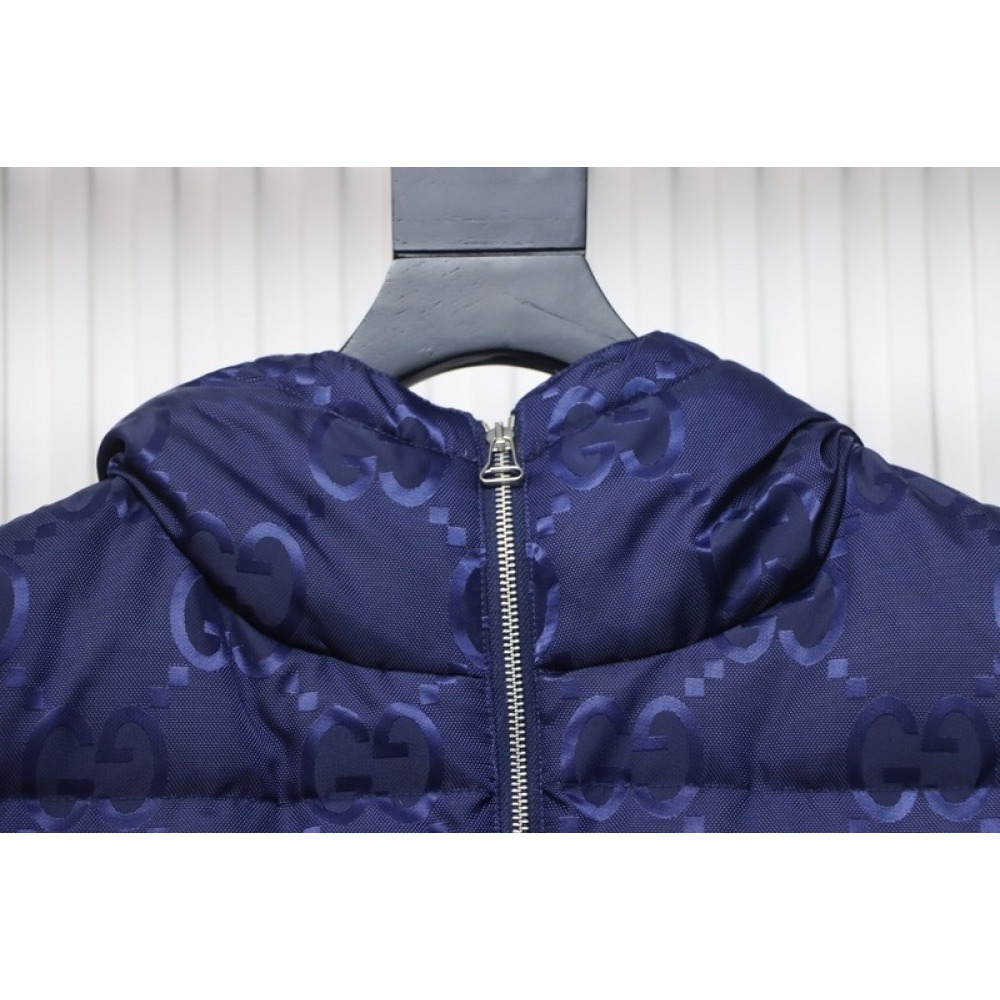 GUCCI Big GG obscure jacquard down vest