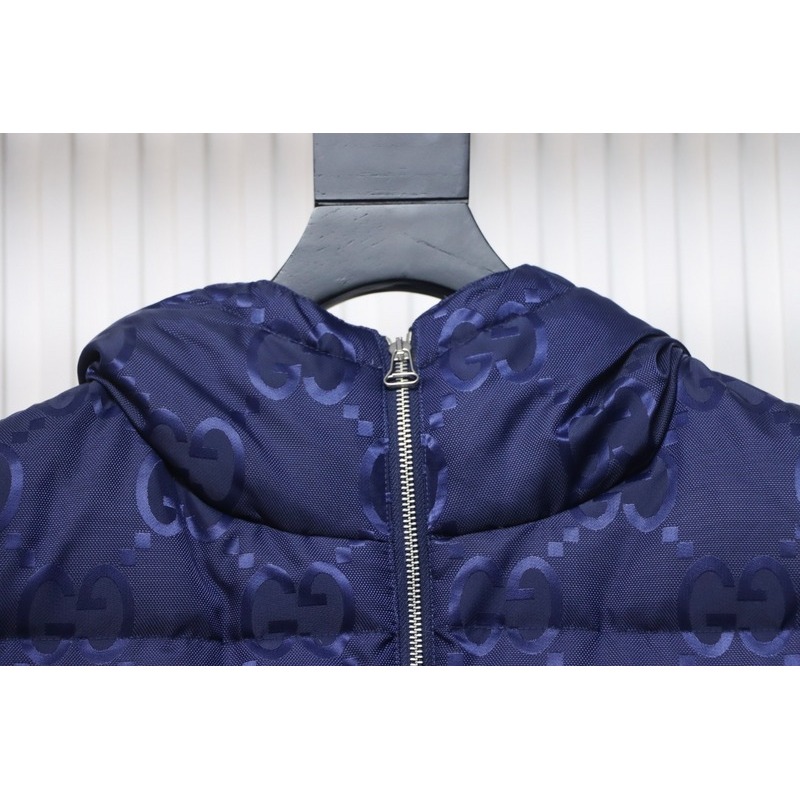 GUCCI Big GG obscure jacquard down vest