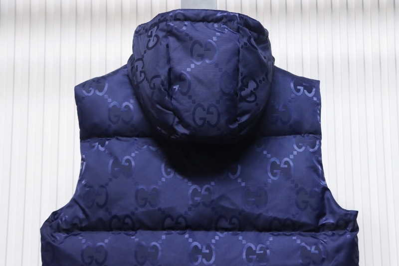 GUCCI Big GG obscure jacquard down vest