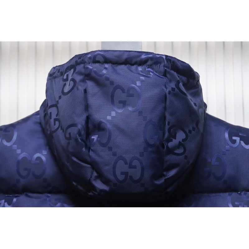 GUCCI Big GG obscure jacquard down vest