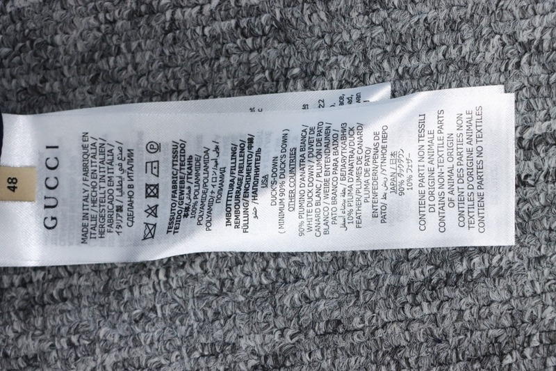 GUCCI Big GG obscure jacquard down vest