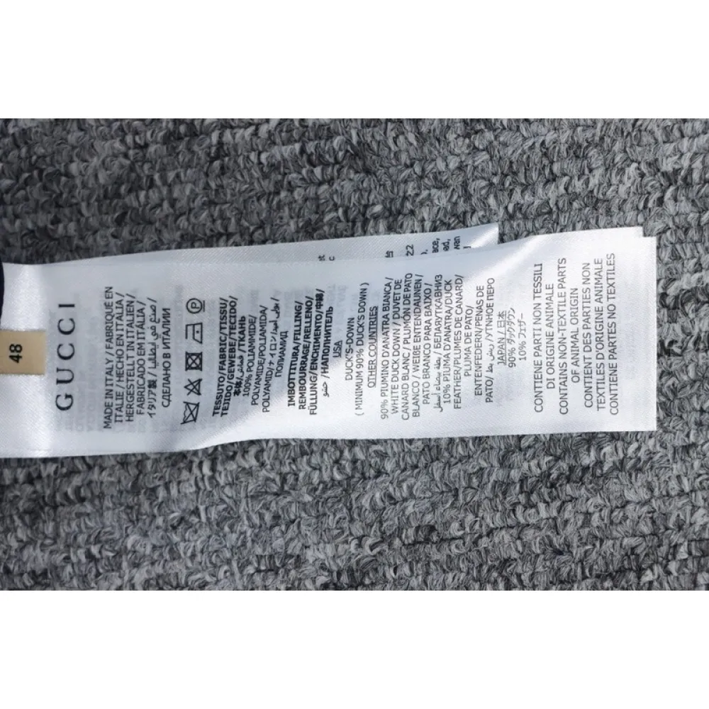 GUCCI Big GG obscure jacquard down vest