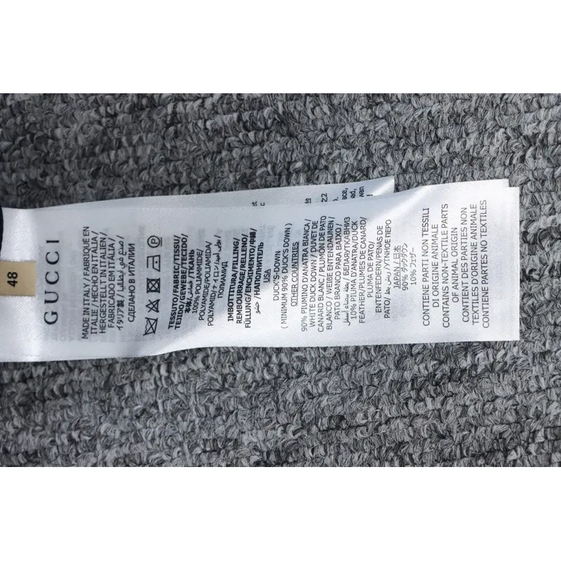 GUCCI Big GG obscure jacquard down vest