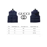 GUCCI Big GG obscure jacquard down vest