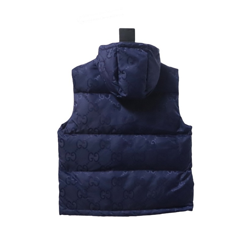 GUCCI Big GG obscure jacquard down vest