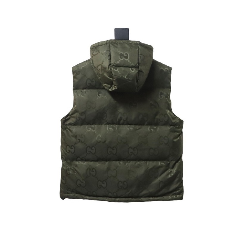 GUCCI Big GG obscure jacquard down vest
