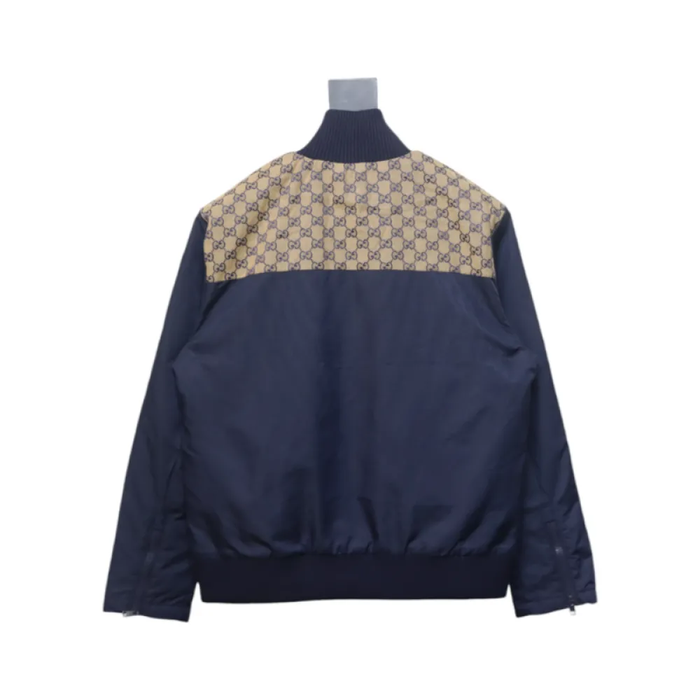 Gucci Double G jacquard patchwork jacket