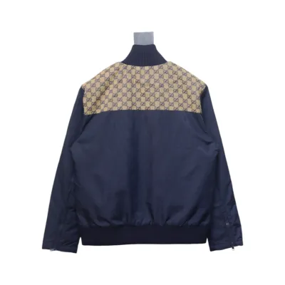 Gucci Double G jacquard patchwork jacket 02