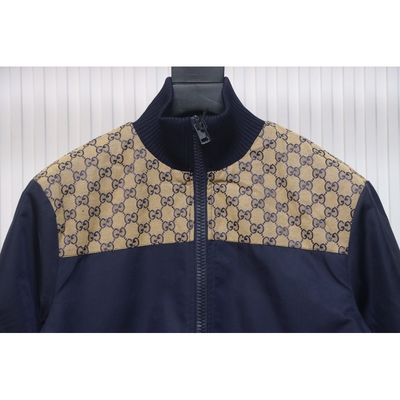 Gucci Double G jacquard patchwork jacket
