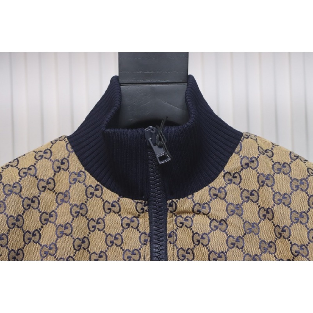 Gucci Double G jacquard patchwork jacket