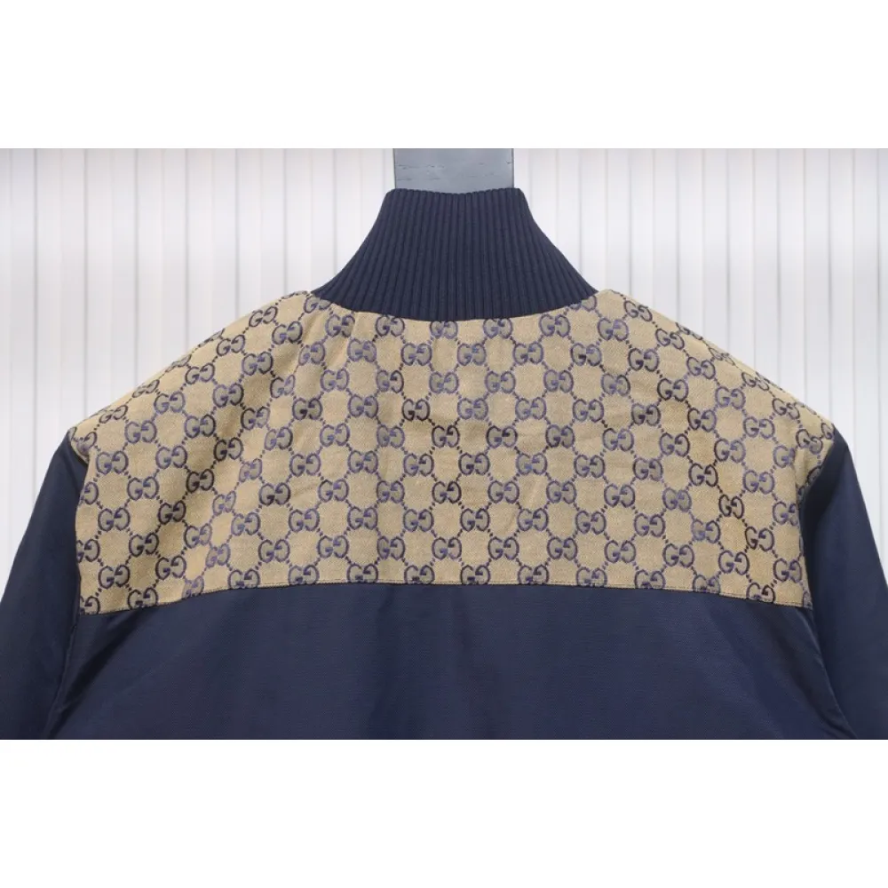 Gucci Double G jacquard patchwork jacket