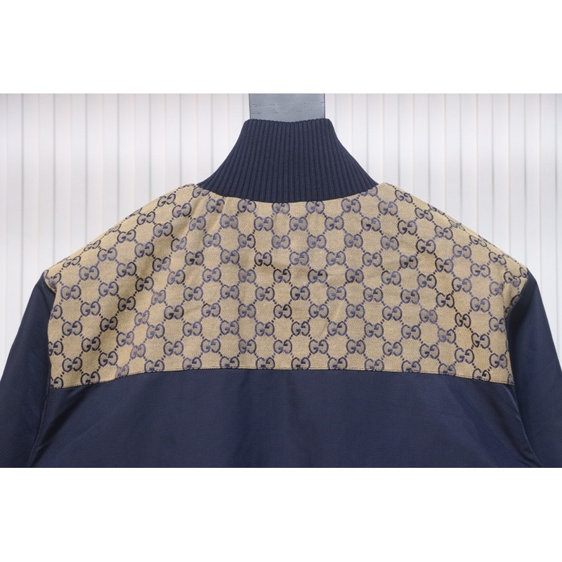 Gucci Double G jacquard patchwork jacket