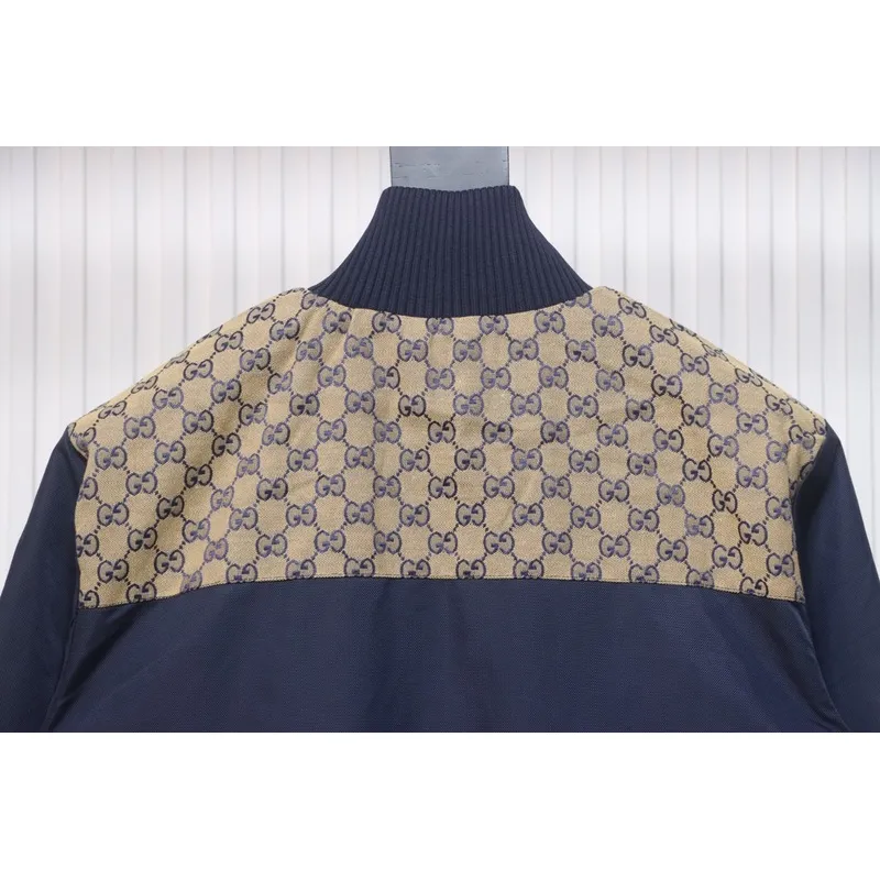 Gucci Double G jacquard patchwork jacket