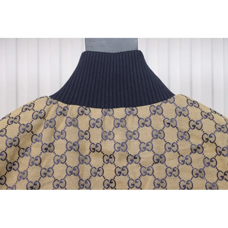 Gucci Double G jacquard patchwork jacket