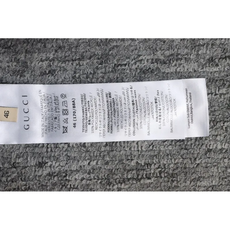 Gucci Double G jacquard patchwork jacket